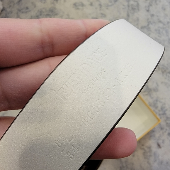 NWT FENDACE FENDI VERSACE BELT SIZE 85/34 - Picture 3 of 4